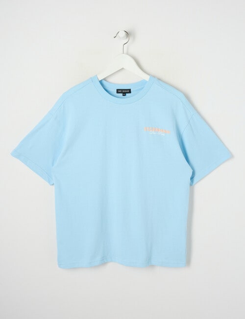 No Issue St Germain Box Fit Short Sleeve Tee, Blue product photo