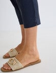 Ella J Bengaline Classic Crop Pant, Washed Navy product photo View 04 S