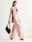State of play Lloyd Sleeveless Lyocell Blend Blazer, Rose Quartz product photo View 03 S