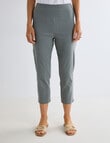 Ella J Bengaline Classic Crop Pant, Sage product photo View 02 S