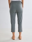 Ella J Bengaline Classic Crop Pant, Sage product photo View 03 S