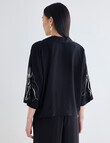 State of play Asteri Shirt, Black Print product photo View 02 S