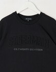 No Issue St Germain Deboss Box Fit Short Sleeve Tee, Black product photo View 02 S