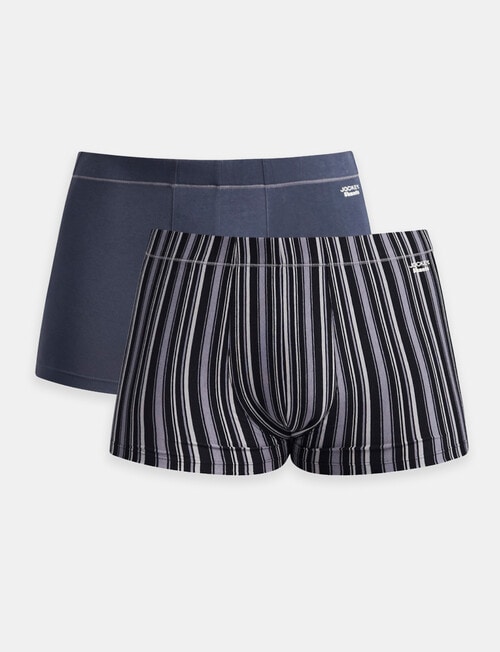 Jockey Skants Stripe Trunk, 2-Pack, Grey Stripe Strip product photo