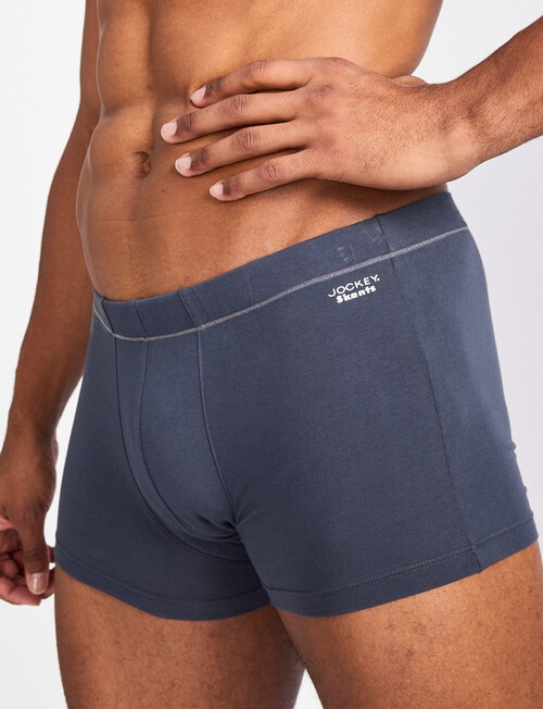 Jockey Skants Stripe Trunk, 2-Pack, Grey Stripe Strip product photo View 08 L