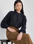 State of play Kosmos Blouse, Midnight product photo