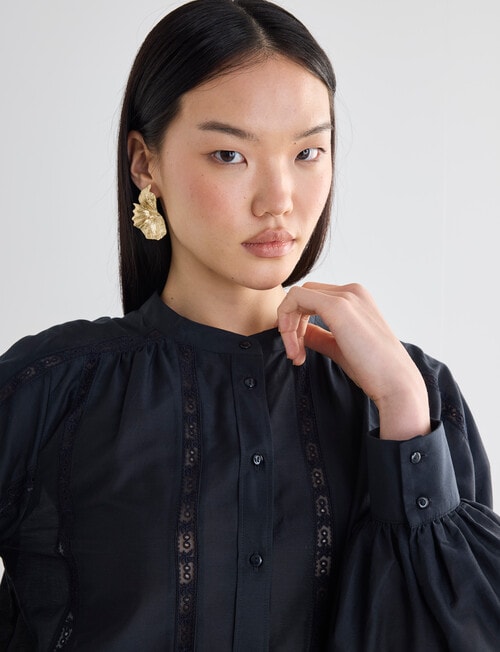 State of play Kosmos Blouse, Midnight product photo View 05 L