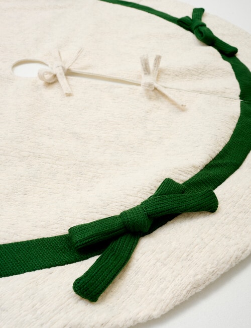 Christmas Shop Bow Tree Skirt product photo View 02 L