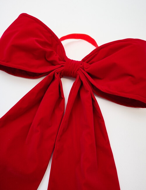Christmas Shop Large Decorative Bow, Ruby product photo View 04 L