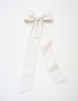 Christmas Shop Large Decorative Bow, Snow product photo View 02 S