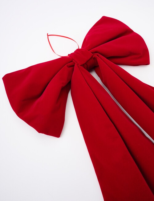 Christmas Shop Medium Decorative Bow, Ruby product photo View 02 L
