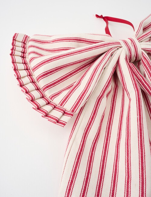 Christmas Shop Medium Decorative Bow, Striped product photo View 02 L