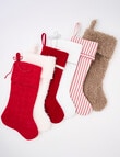Christmas Shop Ruby Velvet Stocking product photo View 04 S