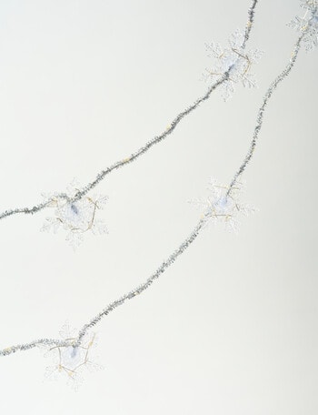 Christmas Shop LED Snowflake Garland product photo