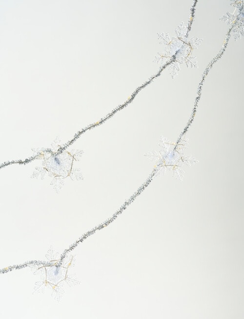 Christmas Shop LED Snowflake Garland product photo
