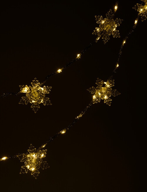 Christmas Shop LED Snowflake Garland product photo View 02 L