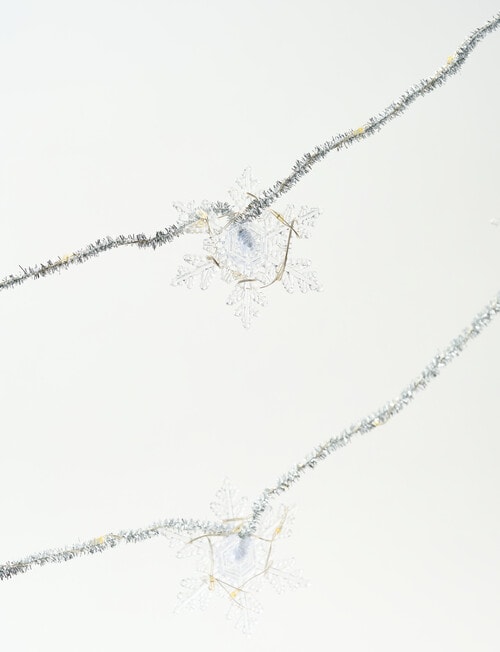 Christmas Shop LED Snowflake Garland product photo View 04 L
