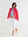 Ella J Coloured Denim Jacket, Poppy product photo View 08 S