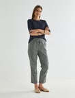 Ella J Knit Waistband Cargo, Khaki product photo