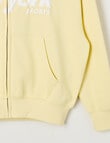 Switch New York Oversized Zip Hoodie, Lemon & White product photo View 03 S