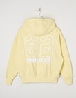 Switch New York Oversized Zip Hoodie, Lemon & White product photo View 04 S