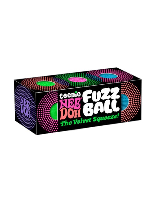 NeeDoh Teenie Fuzz Ball, 3-Pack, Assorted product photo