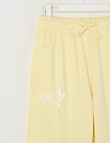Switch New York Sports Wide Leg Trackpant, Lemon & White product photo View 02 S