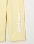 Switch New York Sports Wide Leg Trackpant, Lemon & White product photo View 03 S