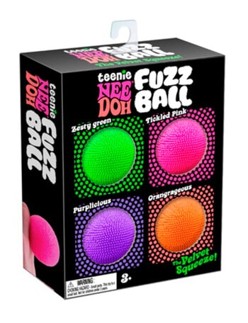 NeeDoh Fuzz Ball Teenie, 4-Pack product photo