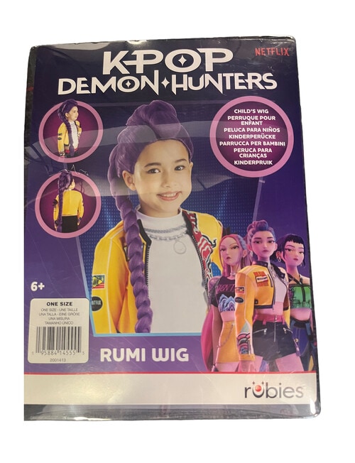 KPop Demon Hunters Rumi Wig, Child product photo