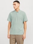 Jack & Jones Austin Polo Shirt, Iceberg Green product photo View 02 S