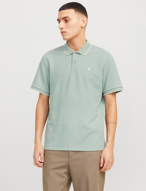 Jack & Jones Austin Polo Shirt, Iceberg Green product photo View 02 L