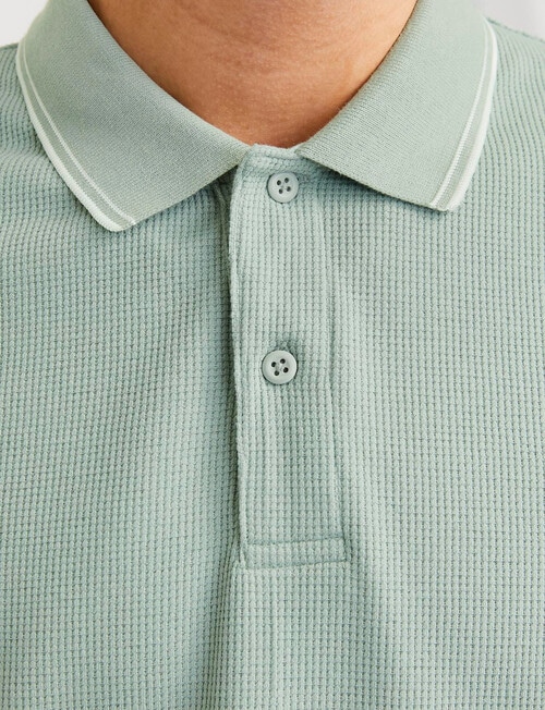 Jack & Jones Austin Polo Shirt, Iceberg Green product photo View 03 L