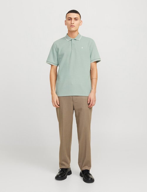 Jack & Jones Austin Polo Shirt, Iceberg Green product photo View 05 L