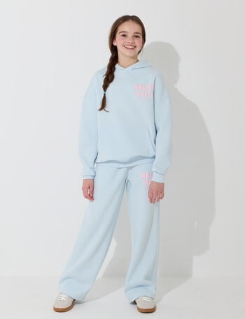 Switch Malibu Sport Wide Leg Trackpant, Baby Blue & Blush product photo