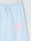 Switch Malibu Sport Wide Leg Trackpant, Baby Blue & Blush product photo View 02 S
