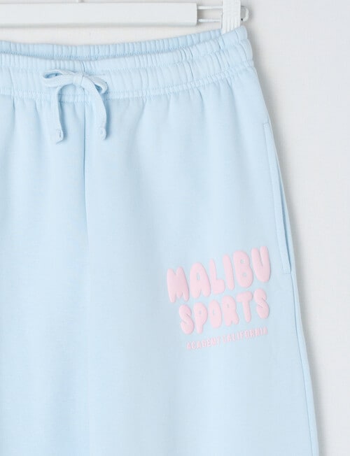Switch Malibu Sport Wide Leg Trackpant, Baby Blue & Blush product photo View 02 L