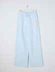 Switch Malibu Sport Wide Leg Trackpant, Baby Blue & Blush product photo View 03 S