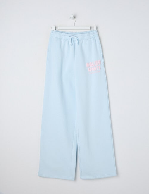 Switch Malibu Sport Wide Leg Trackpant, Baby Blue & Blush product photo View 03 L