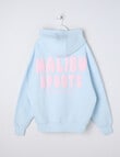 Switch Malibu Sports Oversized Hoodie, Baby Blue & Blush product photo View 02 S