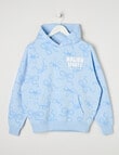 Switch Malibu Sports Bows Oversized Hoodie, Baby Blue product photo