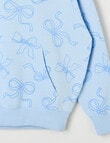 Switch Malibu Sports Bows Oversized Hoodie, Baby Blue product photo View 03 S