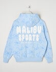 Switch Malibu Sports Bows Oversized Hoodie, Baby Blue product photo View 04 S