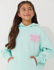 Switch Malibu Sports Oversized Hoodie, Mint & Pink product photo