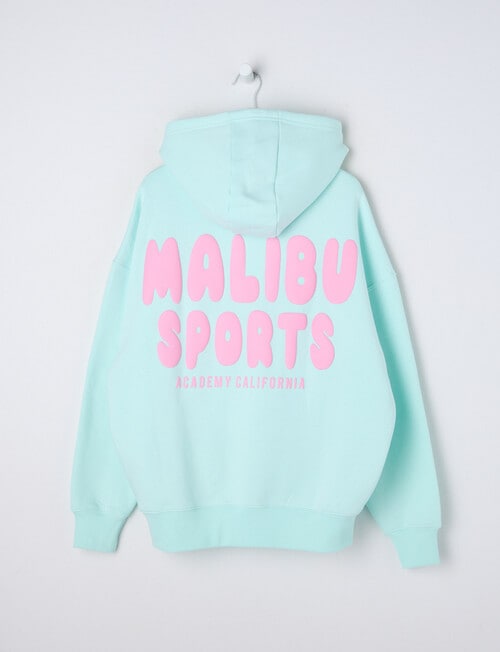 Switch Malibu Sports Oversized Hoodie, Mint & Pink product photo View 02 L