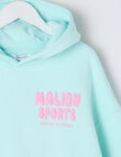 Switch Malibu Sports Oversized Hoodie, Mint & Pink product photo View 03 S
