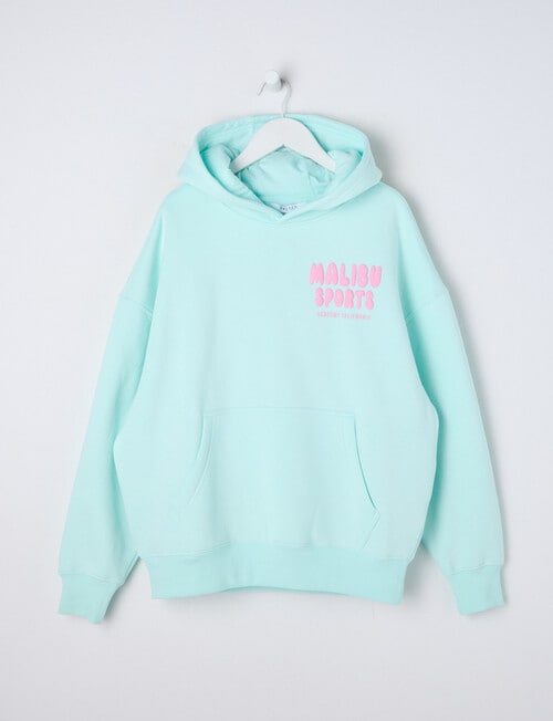 Switch Malibu Sports Oversized Hoodie, Mint & Pink product photo View 04 L