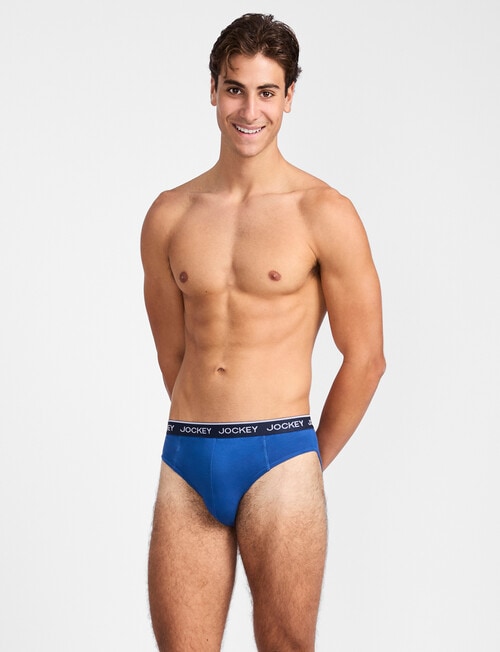 Jockey Hipster Brief, 4-Pack, Blue Assorted product photo View 08 L
