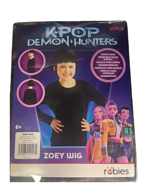 KPop Demon Hunters Zoey Wig, Child product photo