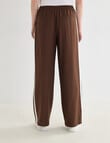 Whistle Urban Straight Leg Pant, Short Length, Chocolate product photo View 02 S